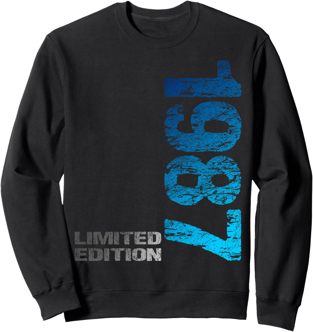 37. Geburtstag 1987 Limited Edition Mann Frau Sweatshirt