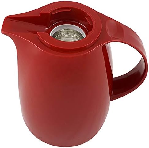 Helios Servitherm Kunststoff-Isolierkanne, rot, 1 Liter 1000 ml Rot, 1000 ml Rot