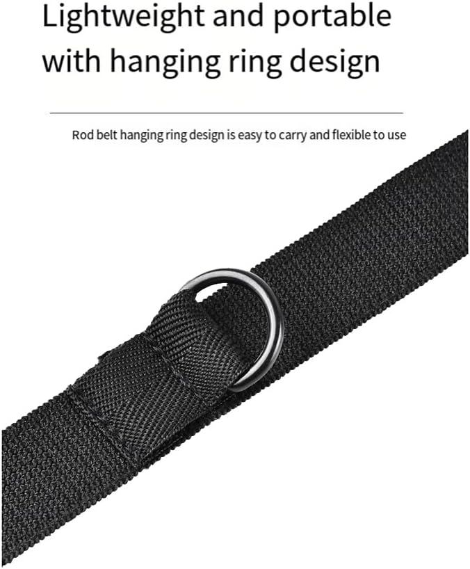 5 Stück Rutenschutz für Angelruten, Angelrutenhaltergurt 59 cm–130 cm Adjustable Neopren Rutenschutz