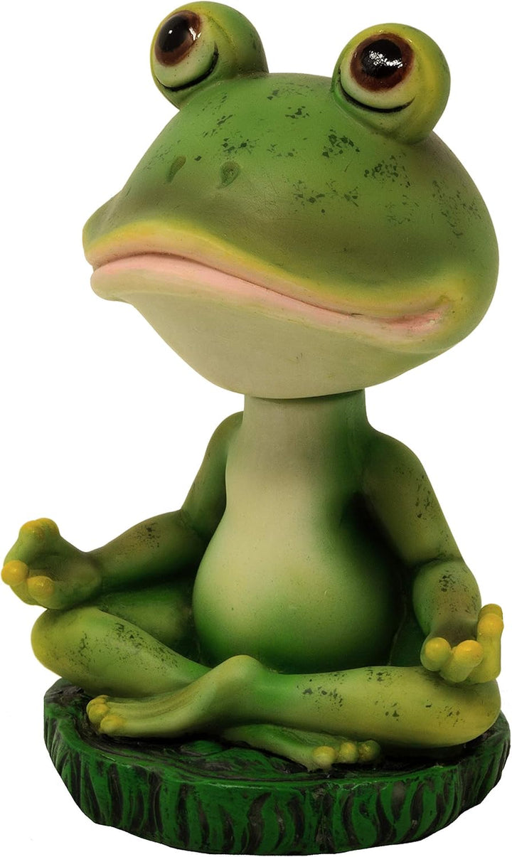 MC Wackelkopf Yoga Frosch Auto Figur