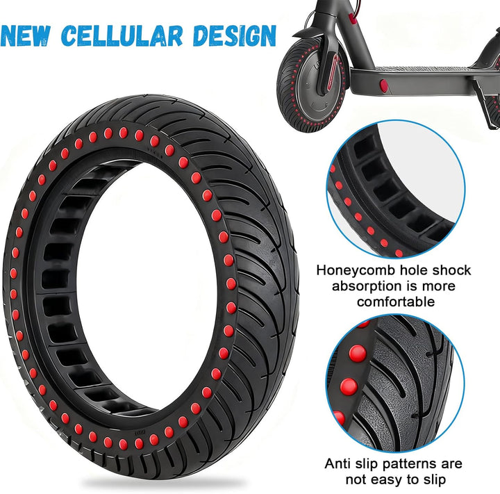 8,5x2.0 Solid Scooter Reifen, 8,5 Zoll E-Scooter Off-Road Reifen für Xiaomi Pro 2/M365 / M365 Pro/1S