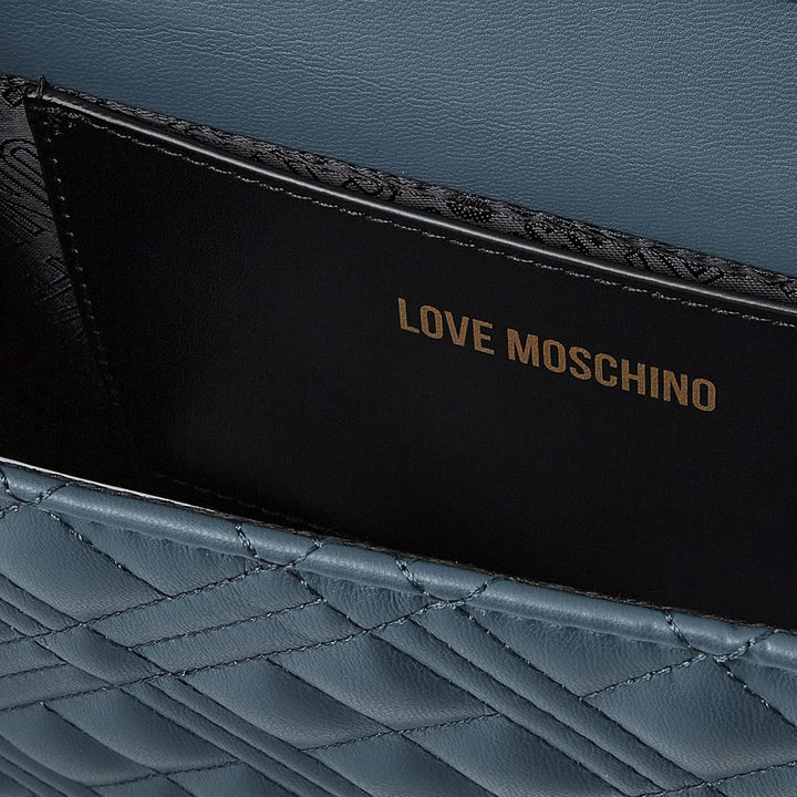 Love Moschino Damen Jc4000pp1fla0 Umhngetasche Denimblau, Denimblau