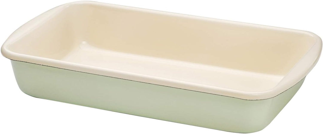 Riess, 0436-006, Auflaufform 38/22.5, CLASSIC - BUNT/PASTELL, Farbe Nilgrün, Masse 38 x 22.5 cm, Höh