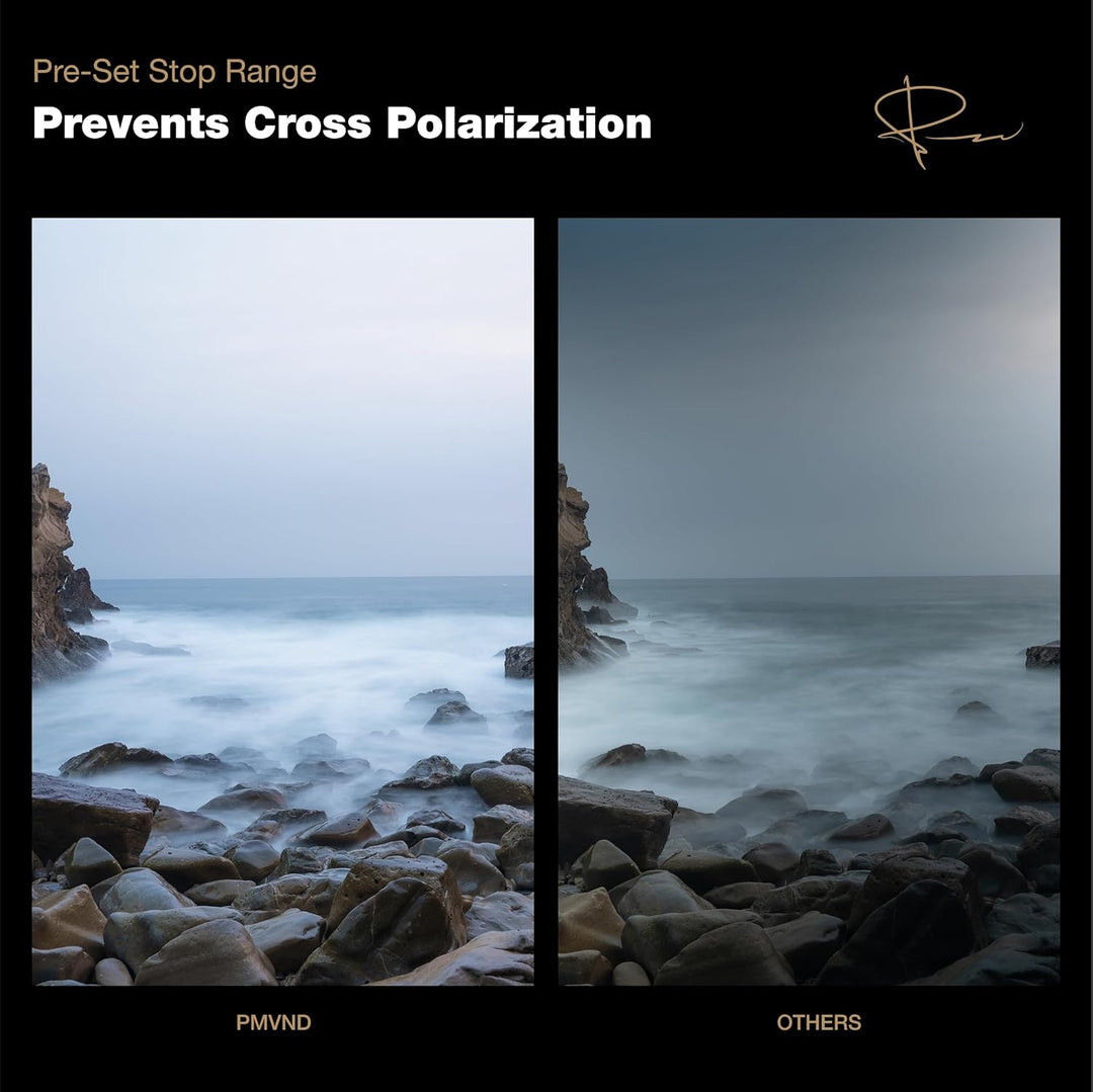 PolarPro - Vario VND - 95 mm - 6–9 Blendenstufen - Edition II - Peter McKinnon - Keine Vignettierung