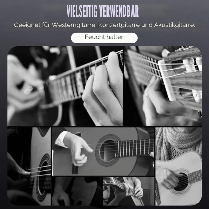 Gitarren Luftbefeuchter, 2 in 1 Hygrometer mit 100ml Tropfflasche für Akustikgitarren Konzertgitarre