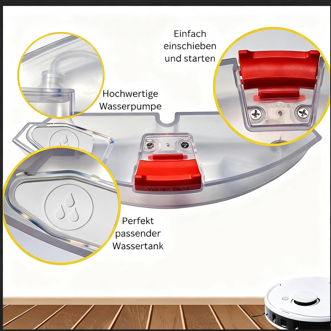 Ersatzteile Wassertank für S7 T7S T7S PLUS G10,Ersatzteil Zubehör(White) | Passender Staubsauger Was