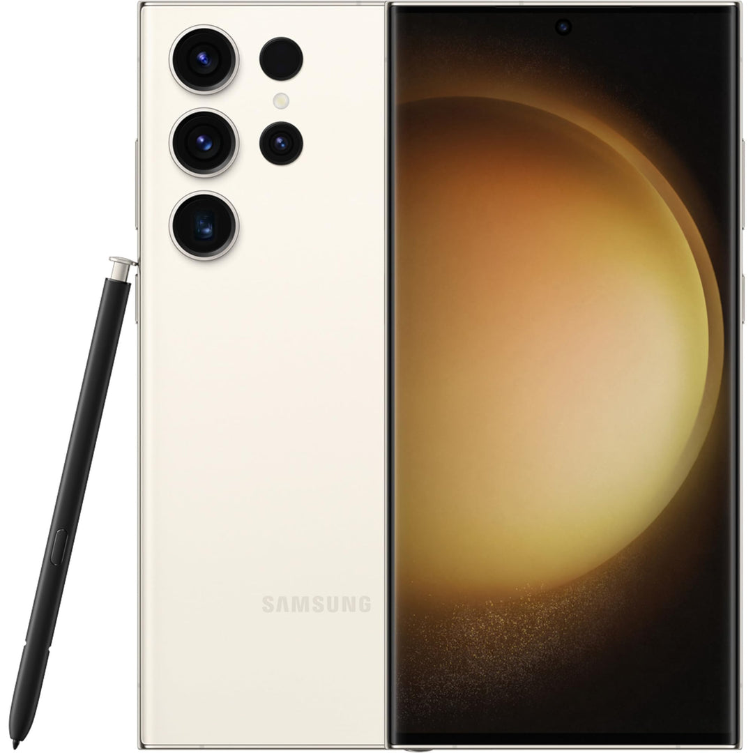 Samsung S918B/DS Galaxy S23 Ultra 5G, Dual, 512GB 12GB Ram, Cream