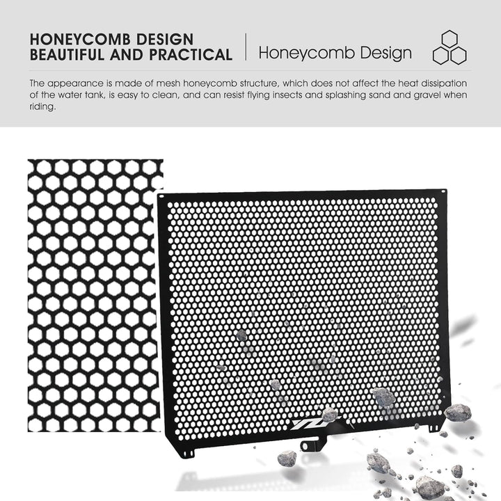 MOLONG Motorradzubehör Kühlerschutzgitter Schutzgitter für YZF R6 2017-2020