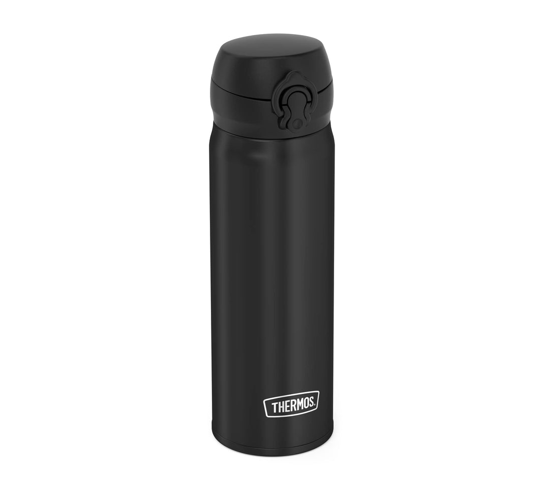 THERMOS ULTRALIGHT BOTTLE 0,75l, charcoal black, Isolierflasche Edelstahl mit Safe Flow Lid, 10 h he