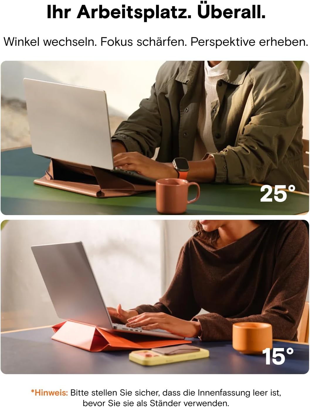MOFT Laptoptasche und Ständer, Erweiterbarer Stauraum Tasche für 13-14 Zoll Notebook, Hülle Kompatib