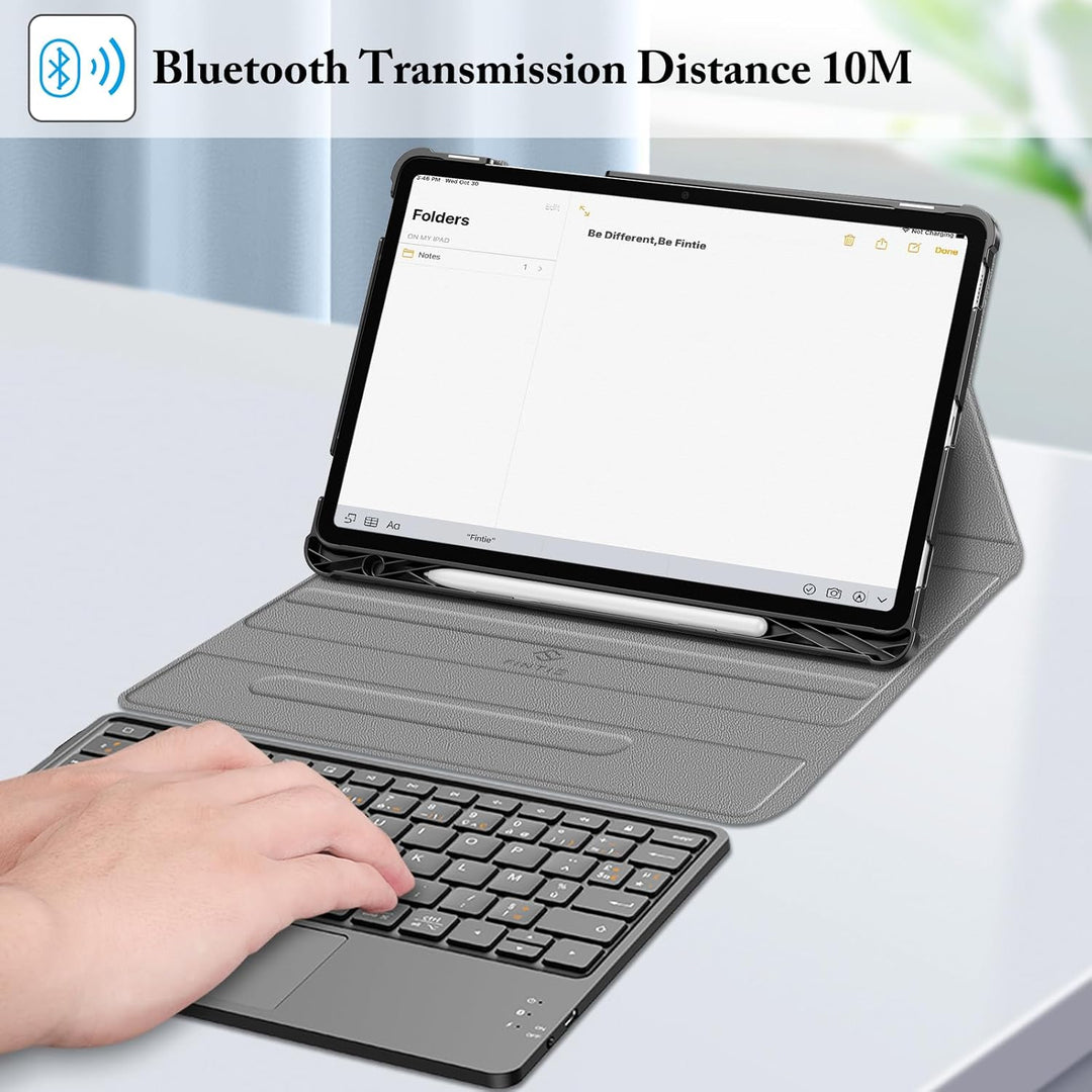 FINTIE Französische AZERTY-Tastatur für Samsung Galaxy Tab S9 FE 10,9 Zoll 2023 und Tab S9 11 Zoll,