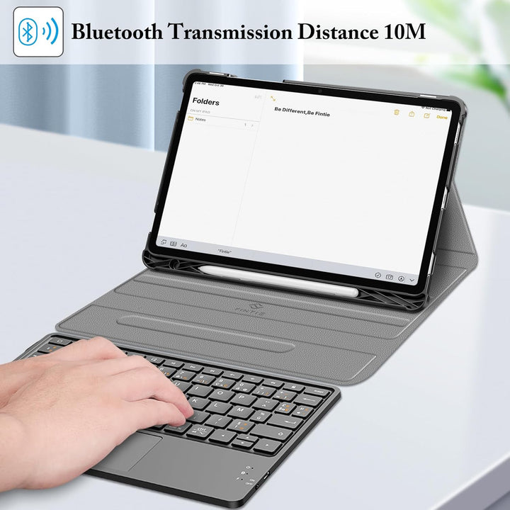 FINTIE Französische AZERTY-Tastatur für Samsung Galaxy Tab S9 FE 10,9 Zoll 2023 und Tab S9 11 Zoll,