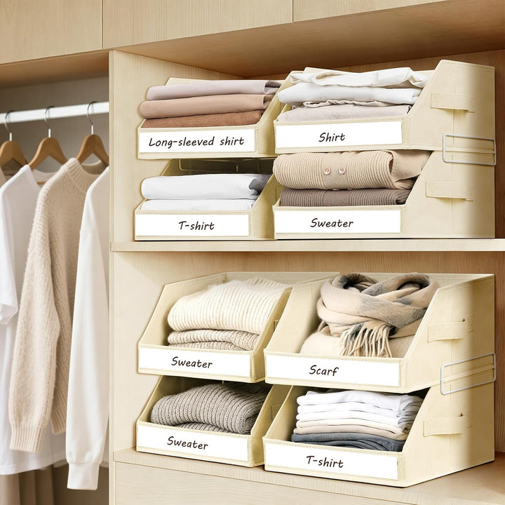Homsorout Schubladenschrank Ordnungssystem - 5 Stück Aufbewahrungs Schubladenboxen Aufbewahrungsbox