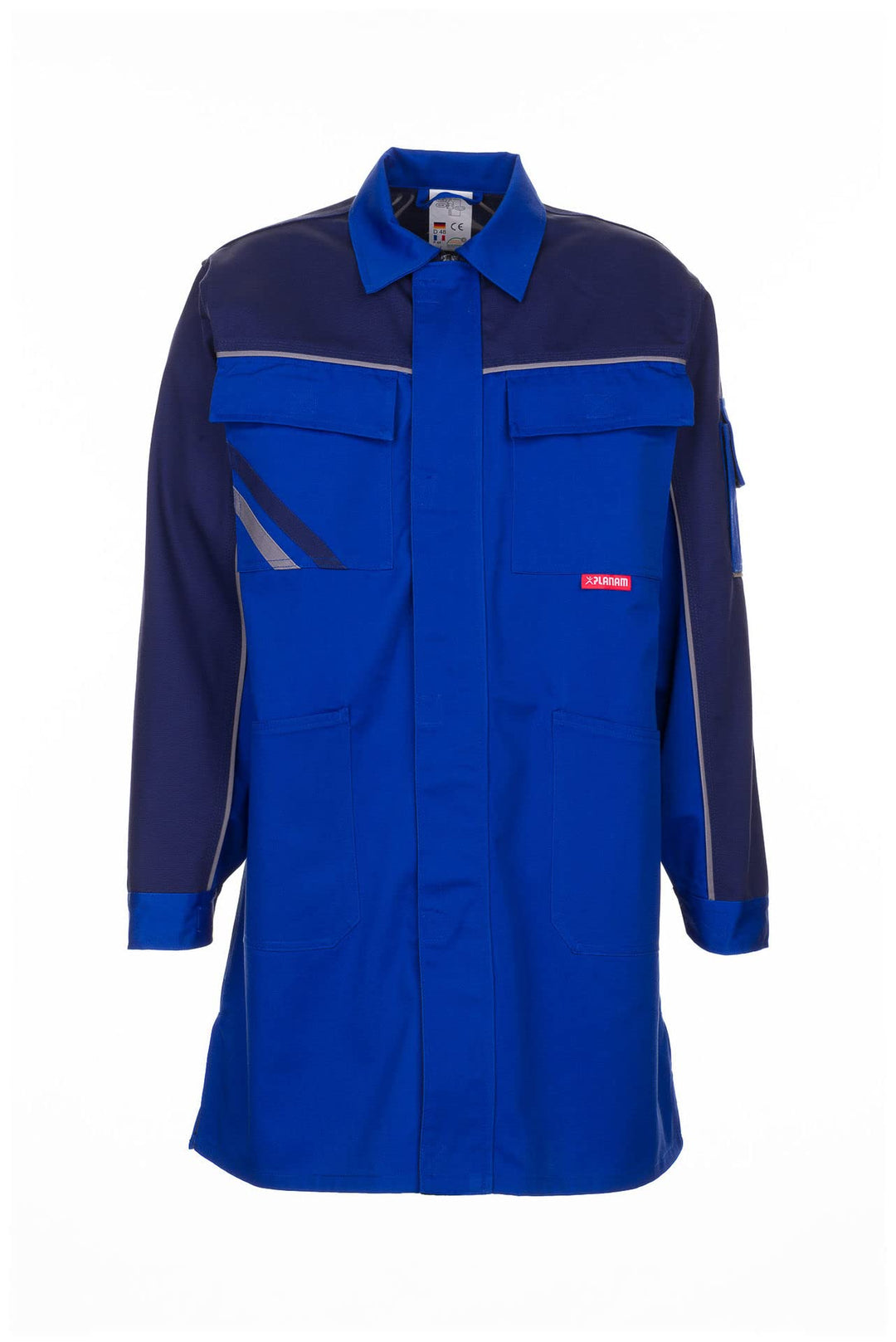 Planam Highline Herren Berufsmantel kornblau marine zink Modell 2350 Grösse 70