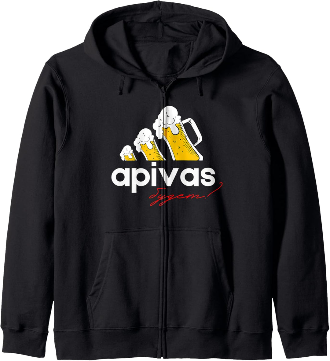 APIVAS Budet ? Lustiges Russisch Kapuzenjacke
