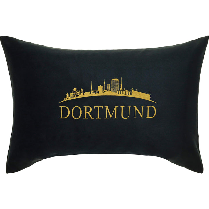 Skyline Dortmund Kissen mit Bezug &amp; Motiv 40x60cm Stadt/City Deutschland Geschenk Souvenir Wohnzimme