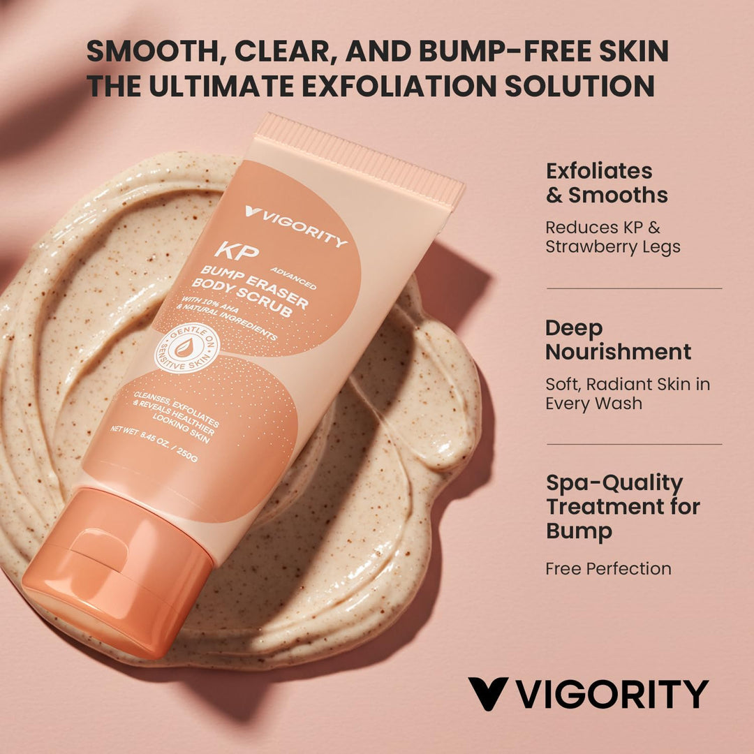 KP Bump Eraser Body Scrub, Bump Eraser Body Scrub, Keratosis Pilaris Treatment, Strawberry Legs Trea