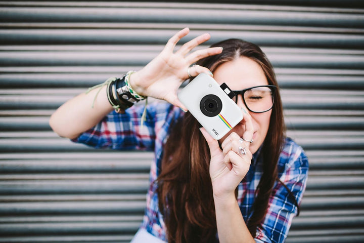 Polaroid Digitale Instant Snap Kamera mit ZINK Zero Ink Technologie, Weiss Weiss Snap Kamera, Weiss