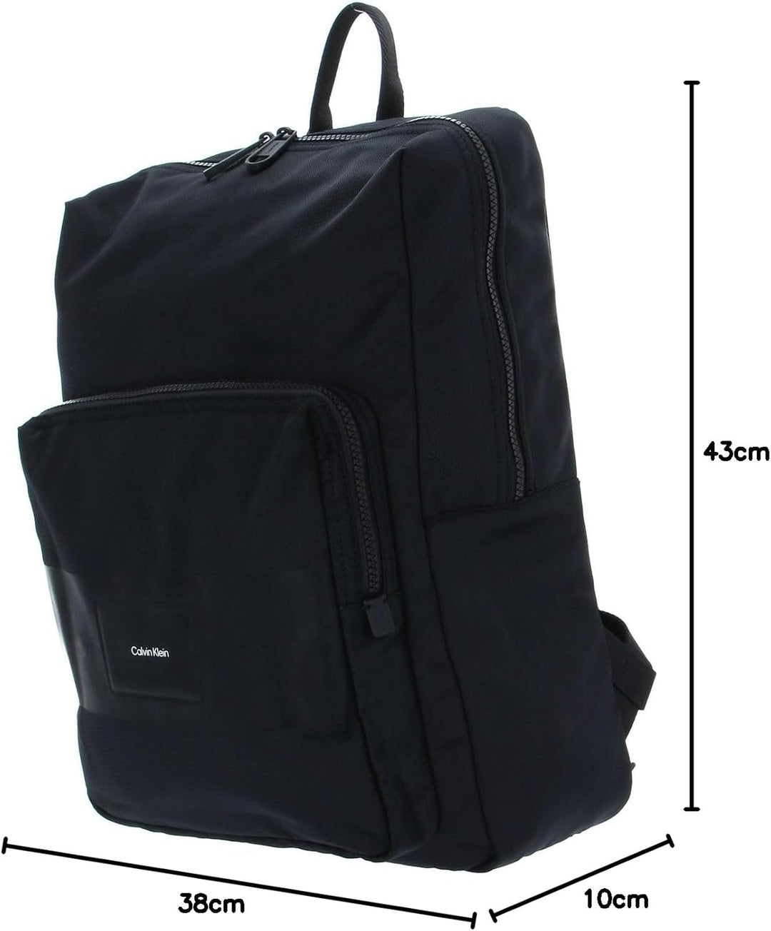Calvin Klein Herren Rucksack Ck Must T Squared Campus Bp Handgepäck, Schwarz (Ck Black), Einheitsgrö