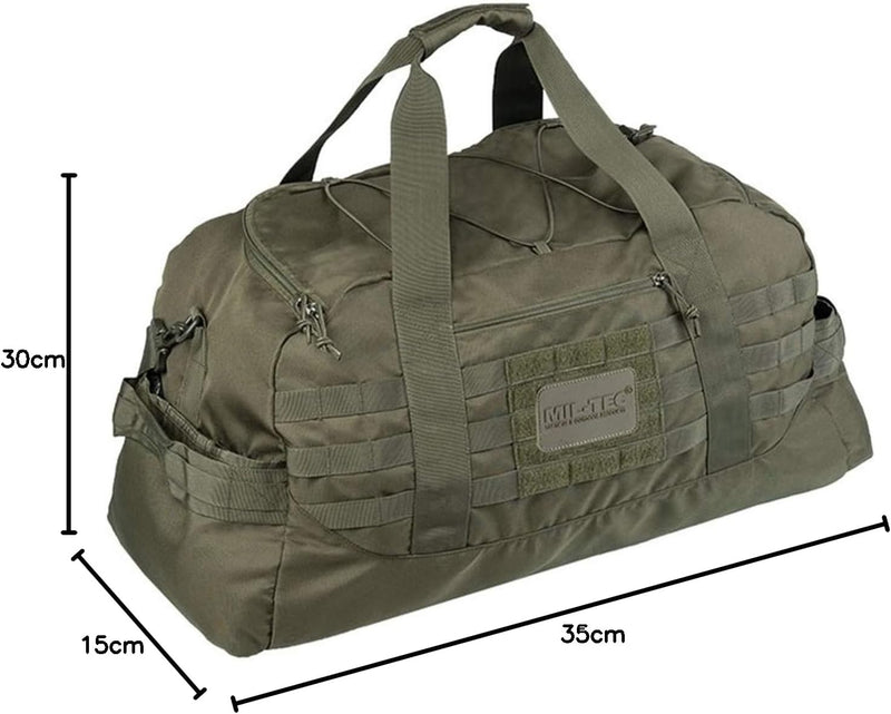 Mil-Tec Combat Fliegertasche Einheitsgrösse Oliv, Einheitsgrösse Oliv