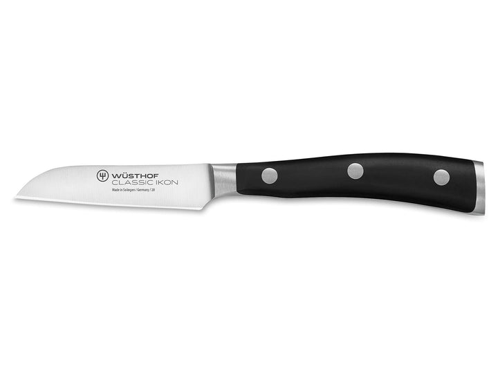 WÜSTHOF Classic Ikon Gemüsemesser 8 cm, Schwarz Schwarz 8 cm, Schwarz 8 cm