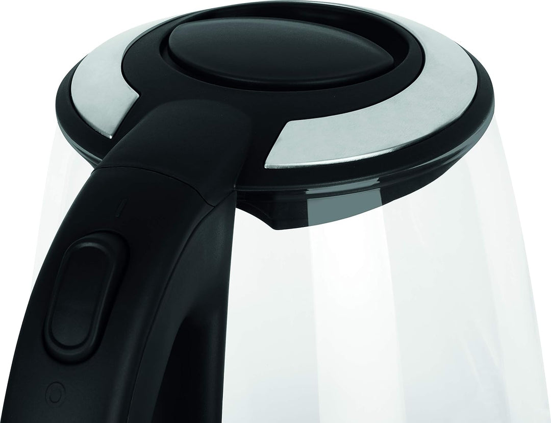 ECG RK 2080 Glass Wasserkocher, Black