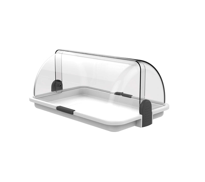 Biesse Classica Mehrzweck-Brotkasten, Kunststoff, Weiss, 38 x 26 x 17 cm Single, Single