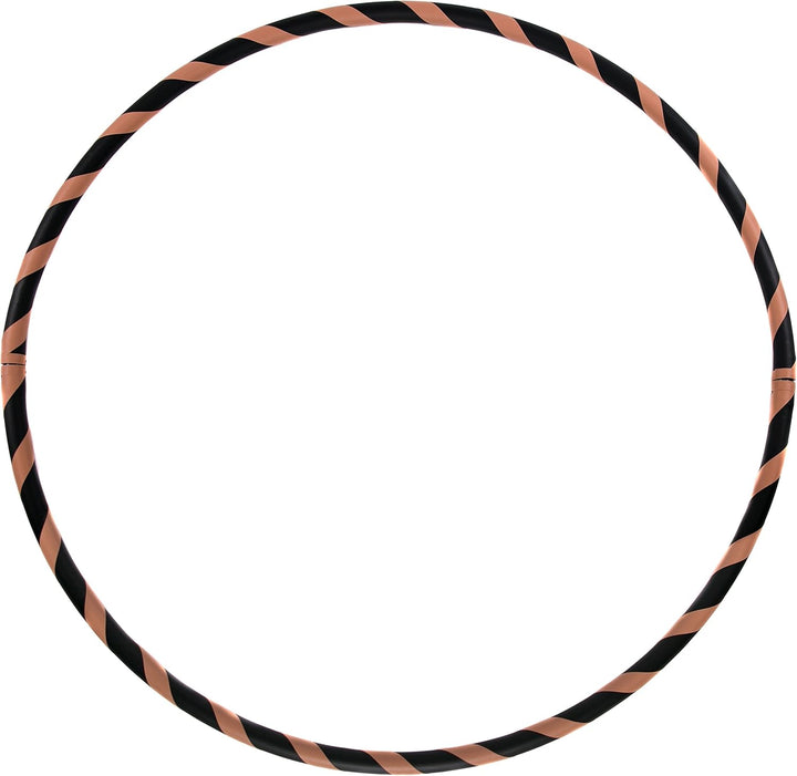 Faltbarer Anfänger Hula Hoop Reifen, Ø90/95/100/105cm Ø95cm Braun, Ø95cm Braun