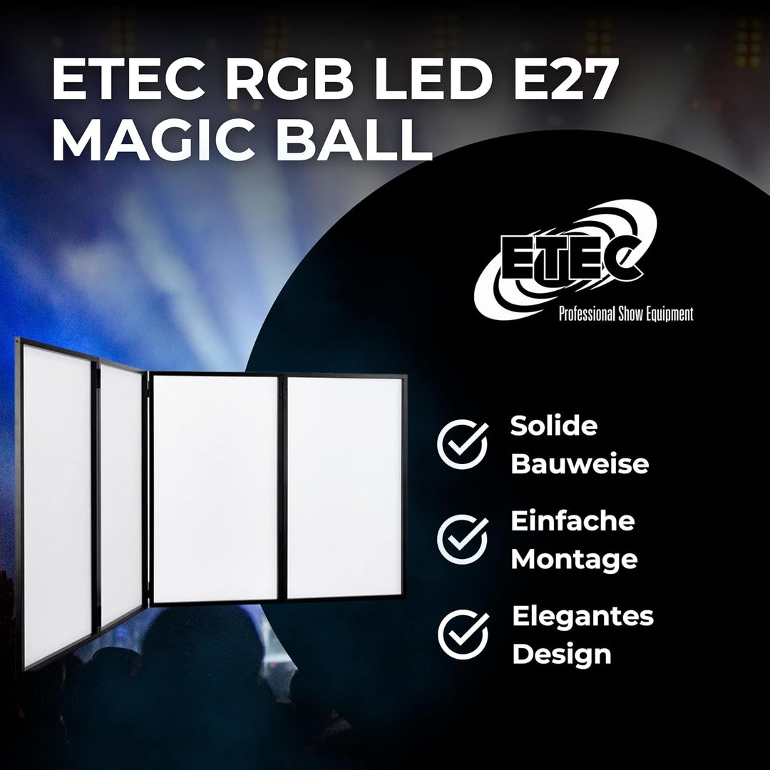 ETEC DJ Screen 4 Segmente Workstation