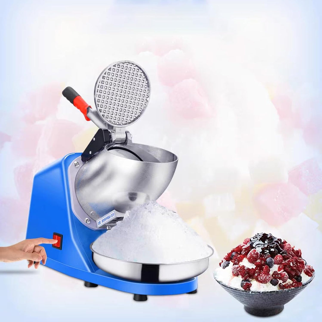 Elektrischer Eisrasierer Maschine,380W Eiszerkleinerer 65kg/h,Elektrisch Ice Crusher für Restaurants