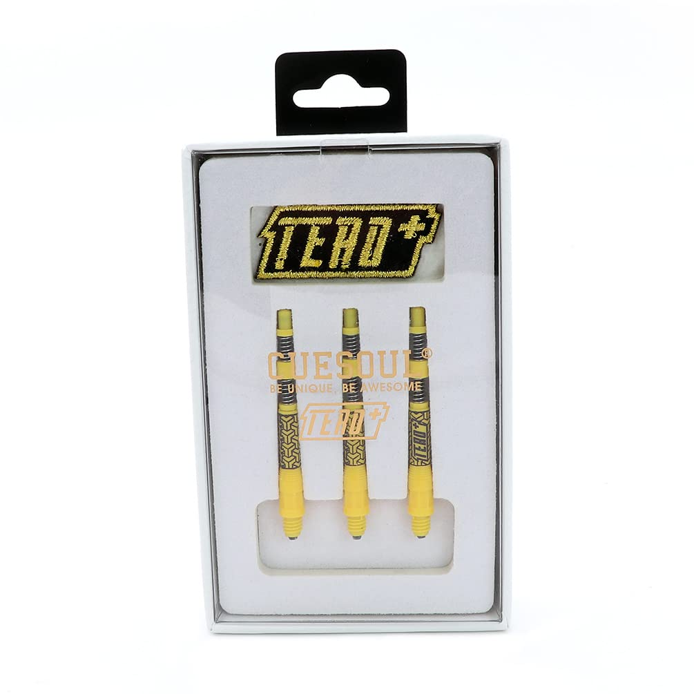 CUESOUL TERO+ AK7P Dart Shafts, Neues Double Direction Teleskop und Rotating Dart Flights System gel