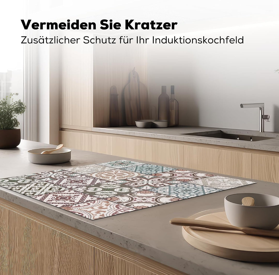KitchenYeah© Herdabdeckplatte Einteilig Ceranfeld Abdeckplatte für Induktionsschutz Ceranfeldabdecku