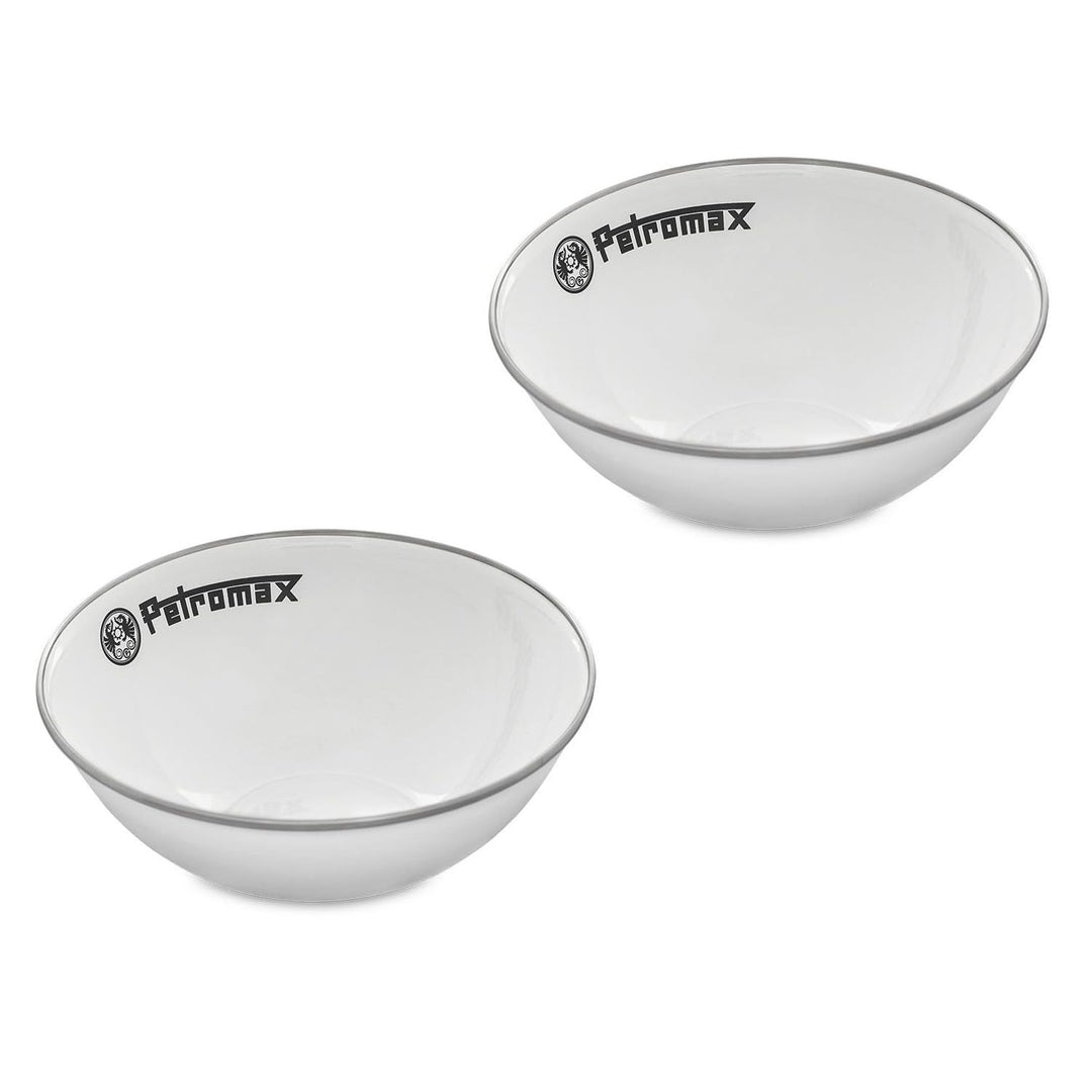 Petromax Emaille Schalen weiss 2 Stück (1 Liter)