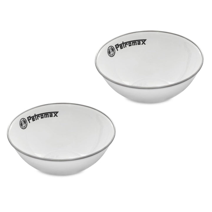 Petromax Emaille Schalen weiss 2 Stück (1 Liter)