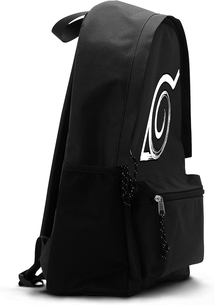 ABYSTYLE - NARUTO SHIPPUDEN – Rucksack – Konoha – Schwarz (35 x 12 x 41 cm)
