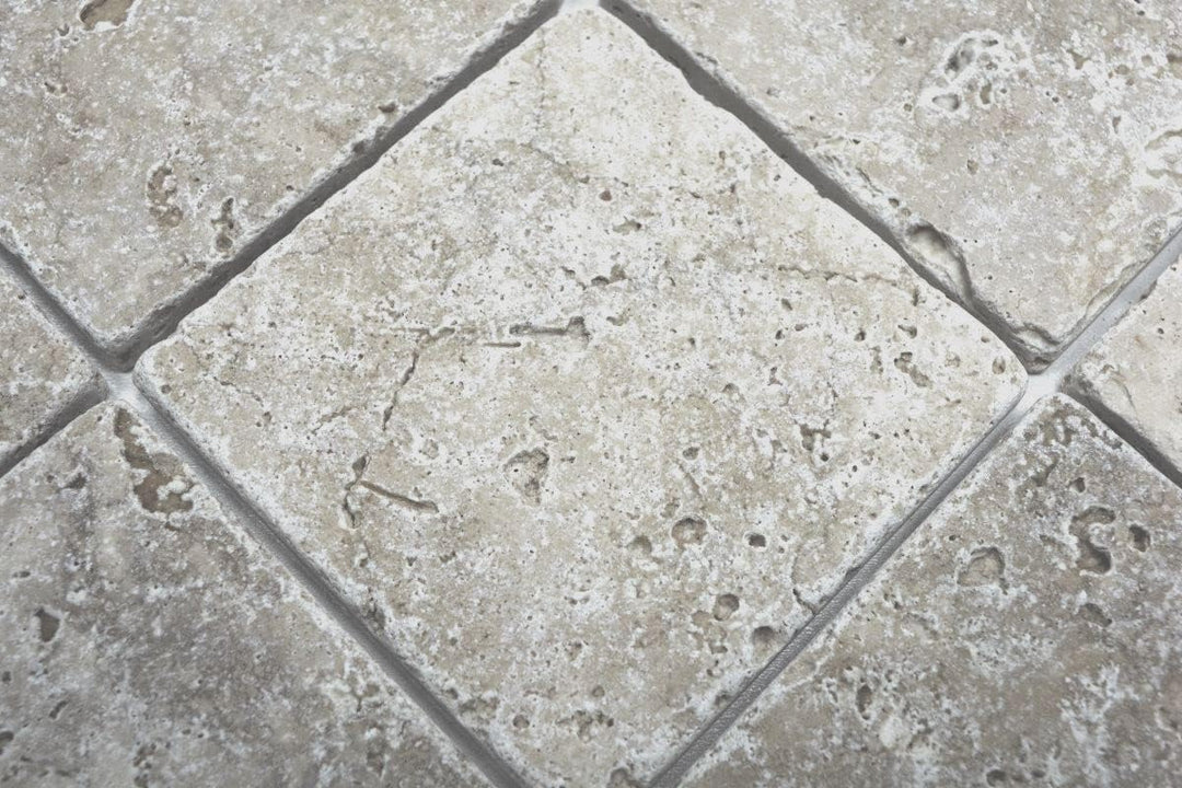 Fliese Travertin Naturstein beige Fliese Chiaro Antique für BODEN WAND BAD WC DUSCHE KÜCHE FLIESENSP