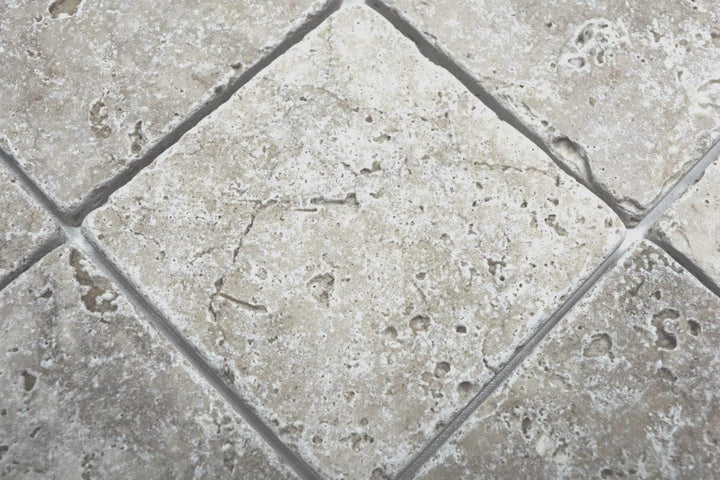Fliese Travertin Naturstein beige Fliese Chiaro Antique für BODEN WAND BAD WC DUSCHE KÜCHE FLIESENSP