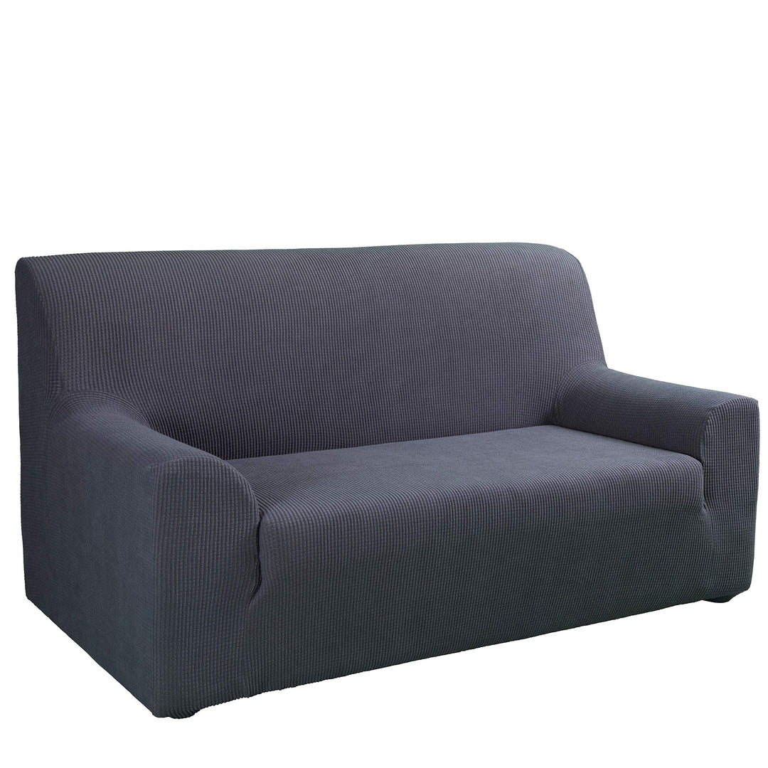 Tural - Sofabezug 100% wasserdicht und elastisch, grau | 1 Sitzer (70cm – 100cm) Venezia | Sofabezug