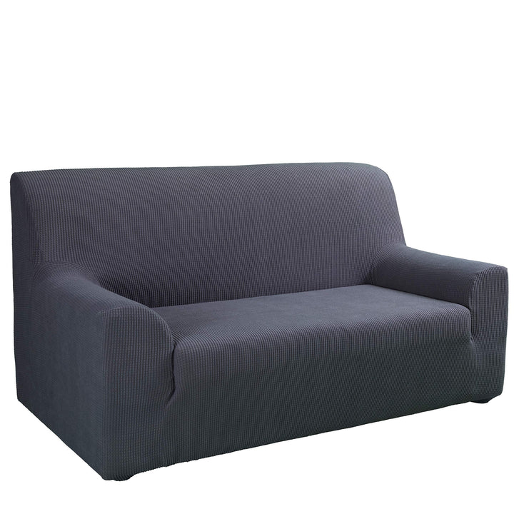 Tural - Sofabezug 100% wasserdicht und elastisch, grau | 1 Sitzer (70cm – 100cm) Venezia | Sofabezug