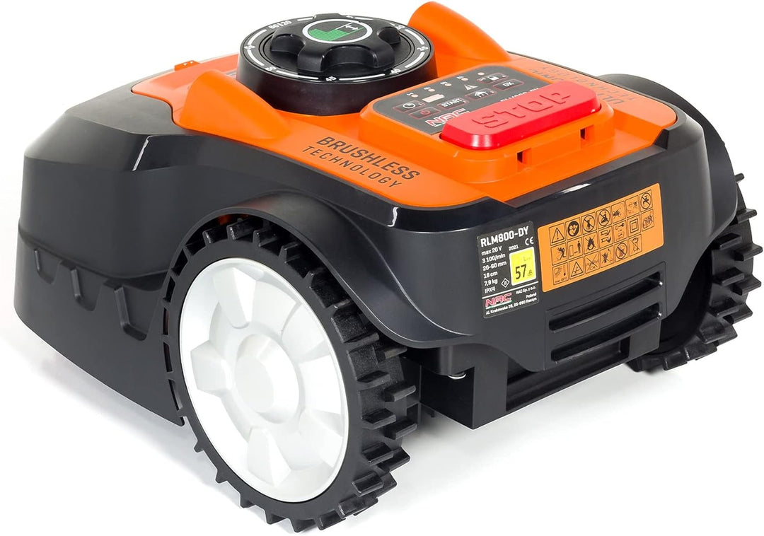 NAC NEW AMERICAN CONCEPT Mähroboter bis 800 qm, Schnittbreite 18cm, Schnitthöhe 20-60mm, bürstenlose