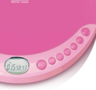 Lenco CD-011 Tragbarer CD-Player Walkman - Diskman - CD Walkman - Pink & Philips Audio SHB3075RD/00