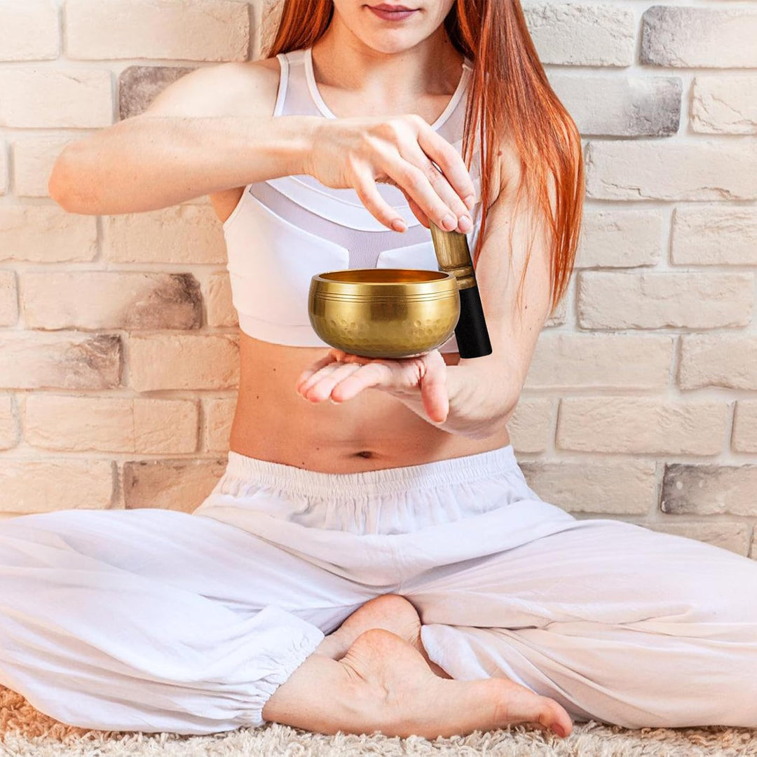 Tibetische Klangschale - Meditationsklangschale,Tibetisches Klangschalen Set,Klangschale Set Tibetan