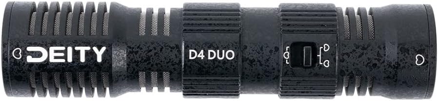 Deity V-Mic D4 Duo Microphone Dual Capsule Microphone On-Camera Portable Microphone for Interview Vl