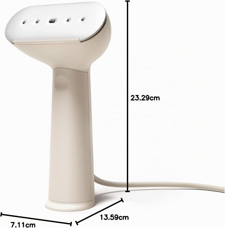 Steamery Dampfglätter Cirrus 3, 1200W, EU-Stecker, Dampfleistung 20g/min, Beheizte Bügelplatte, Schn