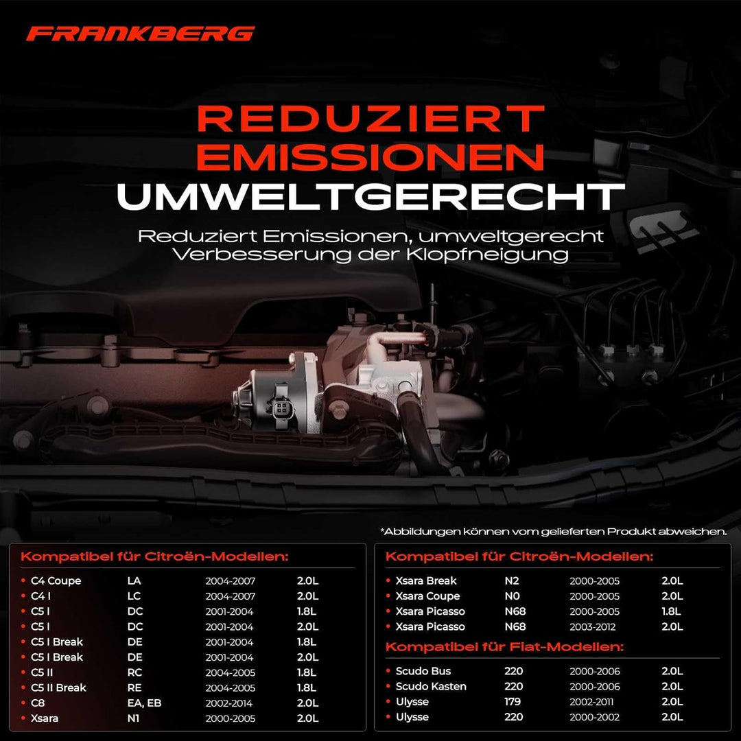 AGR-Ventil Abgasrückführung für C4 Coupe C5 I II C8 Evasion Jumpy Xsara Scudo Ulysse Phedra Zeta 206