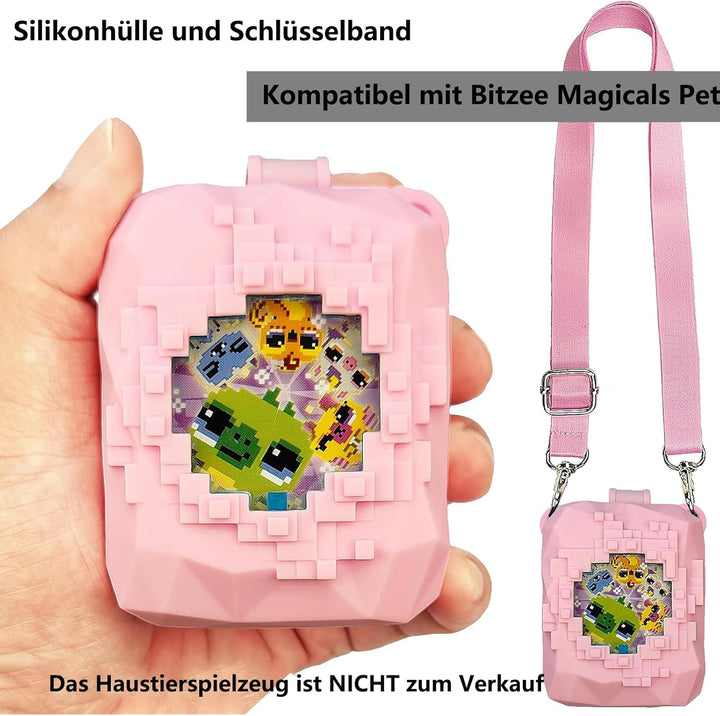 Silikonhülle für Bitzee Magicals Interaktives Spielzeug Digitales Haustier, Schutzhülle für Bitzee M