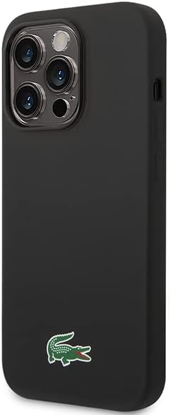 Lacoste LCHMP14XSLOK Hülle für iPhone 14 Pro Max 6.7" Schwarz hardcase Silicone