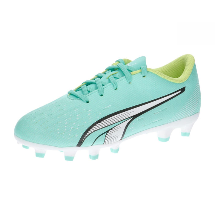 PUMA Unisex Kinder Ultra Pro Fg/Ag Jr Fussballschuh 29 EU Electric Peppermint Puma White Fast Yellow