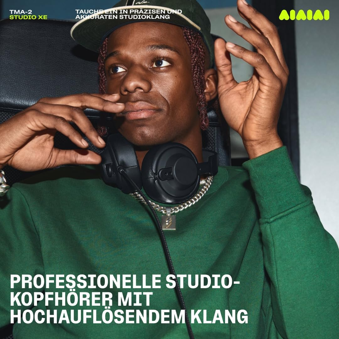 AIAIAI TMA-2 Studio XE – Professionelle geschlossene Studio-Kopfhörer mit ausgewogenem, detaillierte