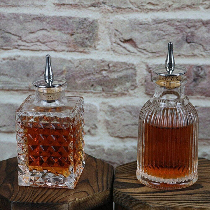 Bitters Flasche Vintage Dasher Flasche Cocktail Mischen Glasflaschen Für Zuhause Und Bar Restaurant